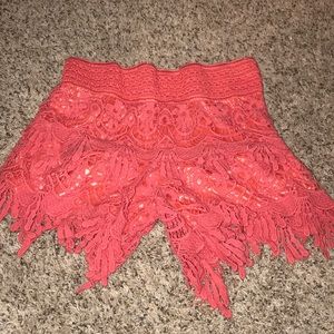 Super cute crocheted shorts!